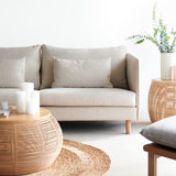 Weekend Fabric Sofa | 3 Seater - Sand (190cm)