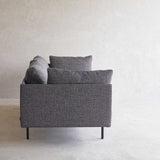 Bureau Fabric Sofa | 2.5 Seater (222cm) - Cinder