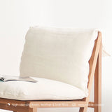Cantaloupe Fabric Armchair | Ivory
