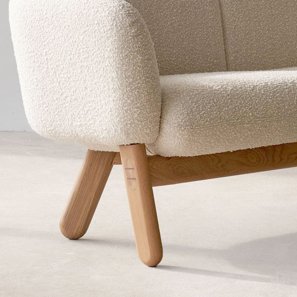 Tolv Copal Fabric 2 Seater Sofa in Milk from Originals Furniture Singapore