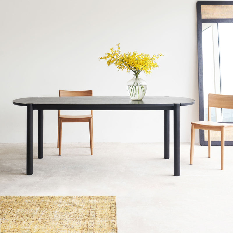 Cove Oak Dining Table from Sketch