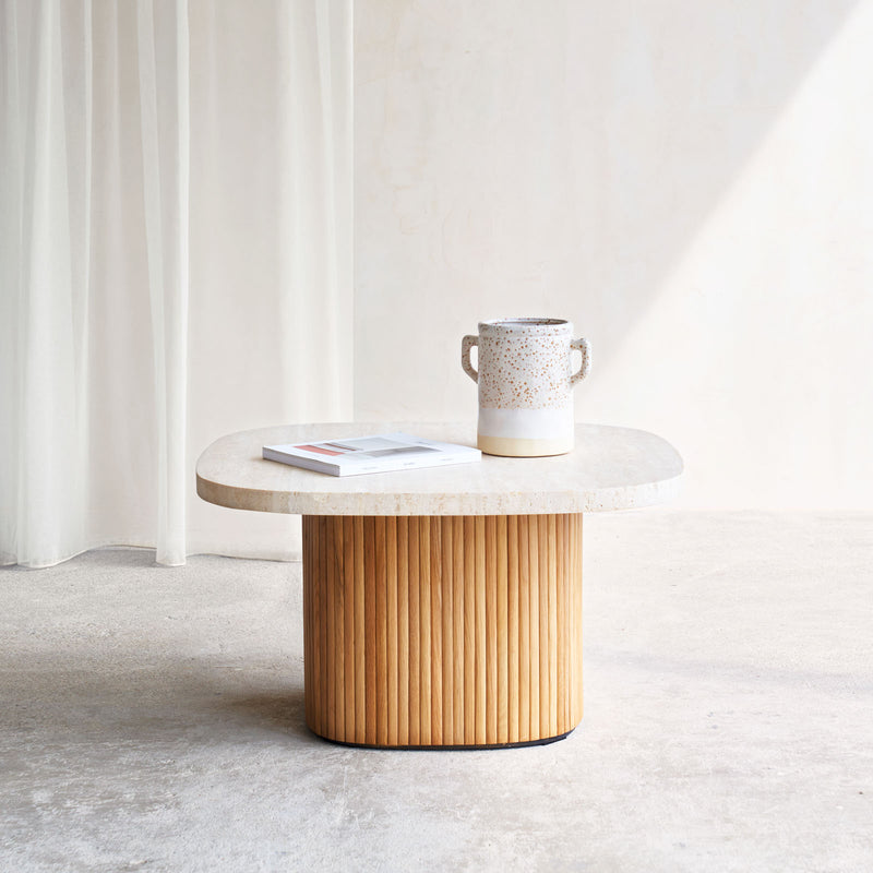 Gion Coffee Table | Travertine