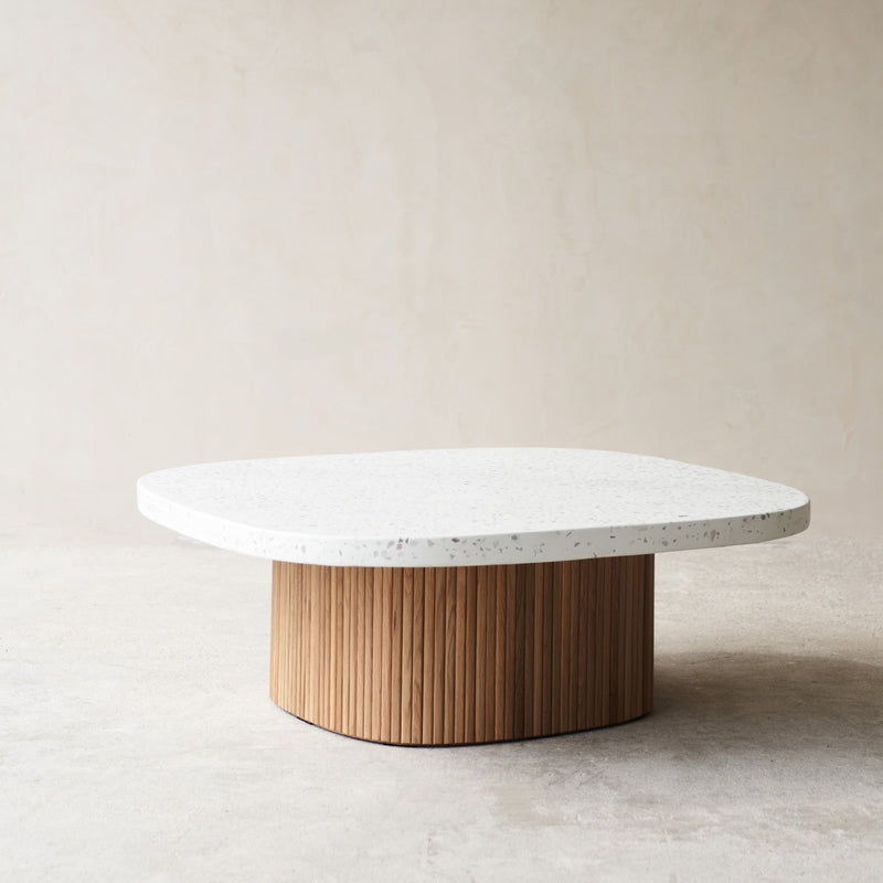 Gion Coffee Table | White Terrazzo
