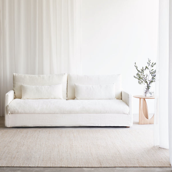 Sketch Island Fabric Sofa - 3 Seater - White. Available at Originals Furniture Singapore. Shop online or in store today!