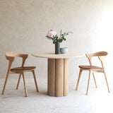 Kora Round Dining Table | Blonde Oak