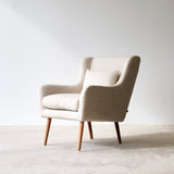 Nelly Fabric Armchair in Sand