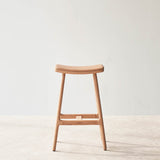 Odd Counter Stool | Oak Frame - Bespoke Leather