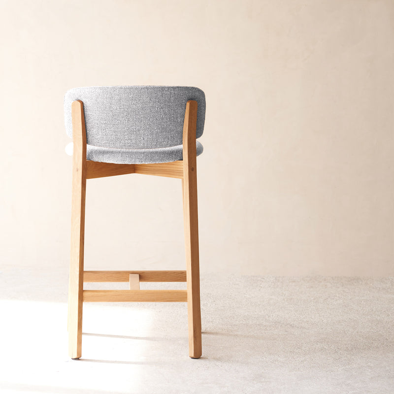 Sketch pinta fabric counter stool bespoke - Originals Furniture Singapore