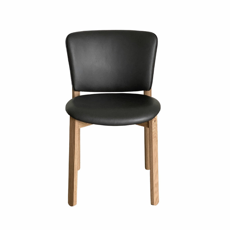Sketch Pinta Dining Chair Oak Frame Bespoke Custom Leather from Originals Furniture Singapore