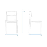 Poise Dining Chair | Oak Frame - Natural