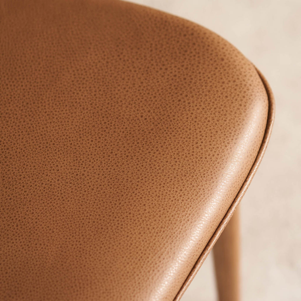 Puddle Leather Dining Chair Oak Frame Canyon Originals Furniture