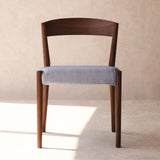 Sketch Ronda Dining Chair Walnut Frame Bespoke Custom Fabric from Originals Furniture Singapore
