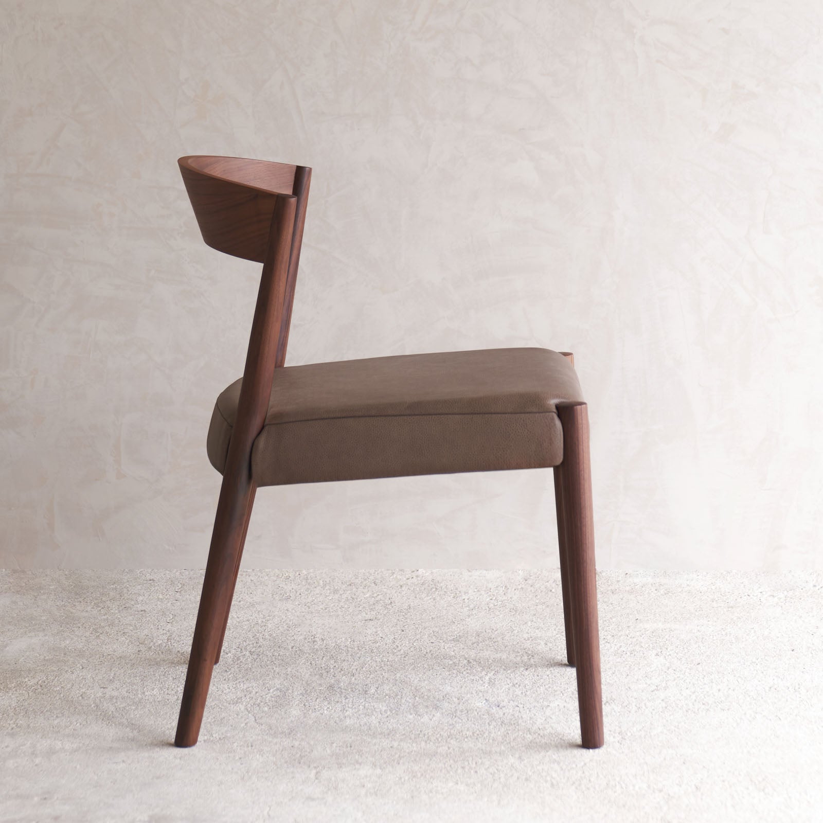Ronda Dining Chair | Walnut Frame - Bespoke Leather – Originals Furniture