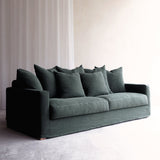 Sketch Forest Green Kale Sloopy 3 Seater Fabric Sofa from Originals Furniture Singapore