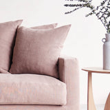 Sketch Pink Momo Sloopy 3 Seater Fabric Sofa from Originals Furniture Singapore