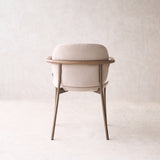 Solace Fabric Dining Chair | Latte Oak - Dunes