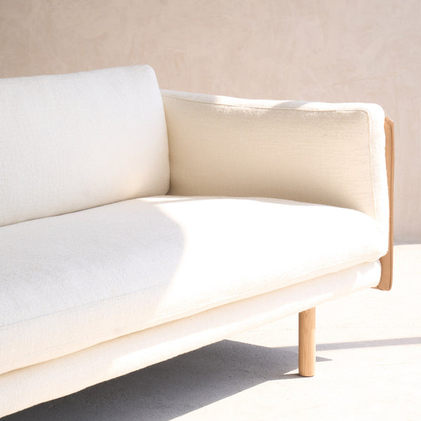 Sonder Sofa | Pecan & Panna Cotta (241cm)