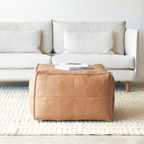 Tanbo Leather Ottoman (68cm)