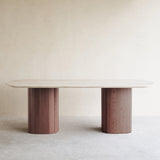 Tathra Dining Table | Travertine - Bespoke