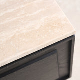 Yorke Oak TV Console | Black Stained Oak
