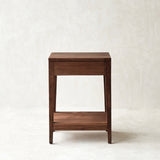 Catalina Bedside Table | Dark Stained Teak (63cm)
