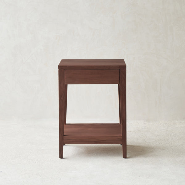 Catalina Bedside Table | Walnut Stained (63cm)
