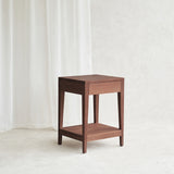 Catalina Bedside Table | Walnut Stained (63cm)
