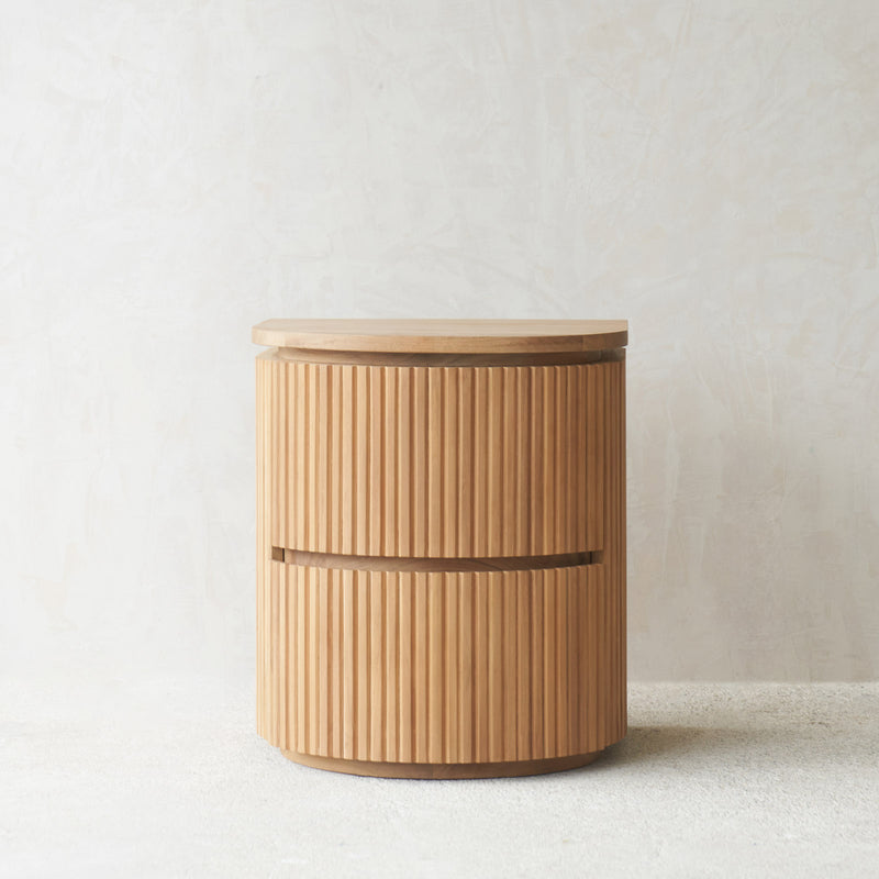 Moher Bedside Table | Teak (51cm)