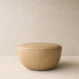 Fable Leather Ottoman | Arena (70cm)