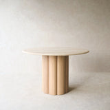 Kora Round Dining Table | Blonde Oak