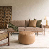 Pensive 2.5 Seater Fabric Sofa | Latte Oak - Harvest