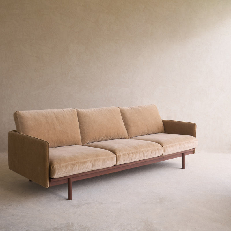 Pensive Sofa | Walnut - Bespoke Fabric
