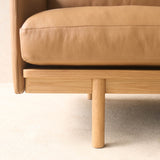 Pensive 2.5 & 3.5 Seater Leather Sofa | Pecan