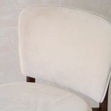 Pinta Fabric Dining Chair | Espresso Oak Frame - Ecru