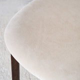 Pinta Fabric Dining Chair | Espresso Oak Frame - Ecru