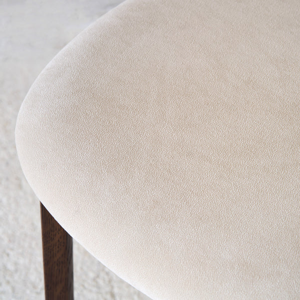Pinta Fabric Dining Chair | Espresso Oak Frame - Ecru