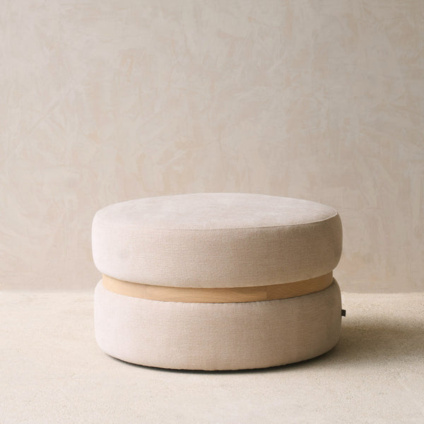Saga Fabric Ottoman