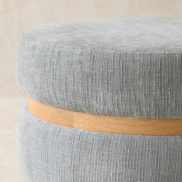 Saga Fabric Ottoman - Originals Furniture