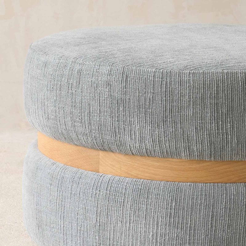Saga Fabric Ottoman