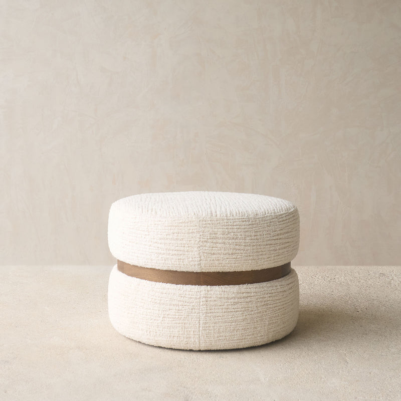 Saga Fabric Ottoman