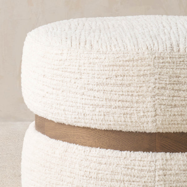 Saga Fabric Ottoman