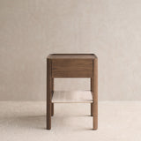 Tye Oak Nightstand | Latte