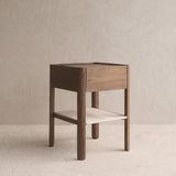 Tye Oak Nightstand | Latte