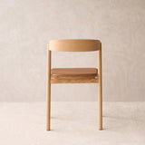 Inlay Dining Chair | Oak - Bespoke Leather