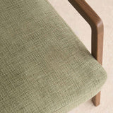 Nysse Fabric Armchair | Latte Oak Frame - Glen