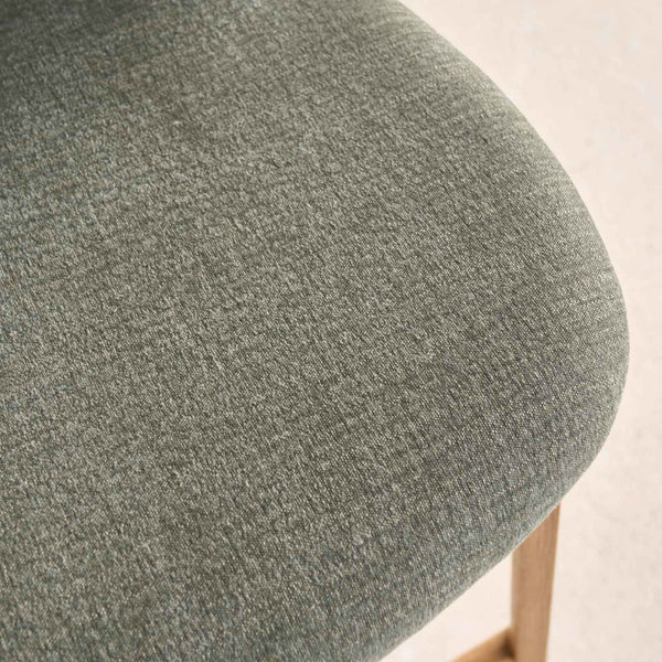 Pinta Bar Stool | Oak Frame - Bespoke Fabric