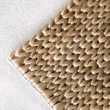 Andrea Large Knot Hemp Rug | Natural