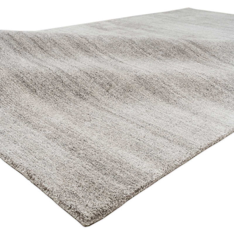 Jalal Wool Handknotted Rug | Light Grey