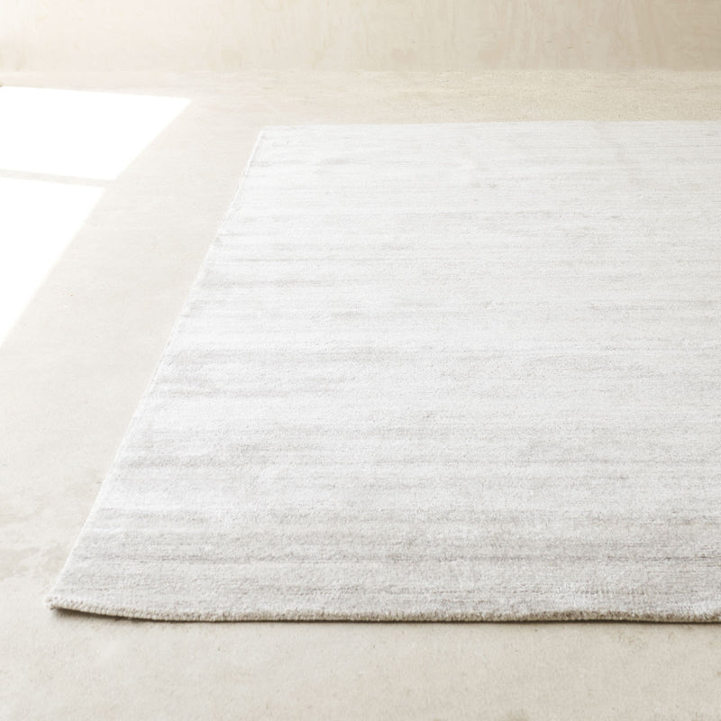 Jalal Wool Handknotted Rug | Light Grey