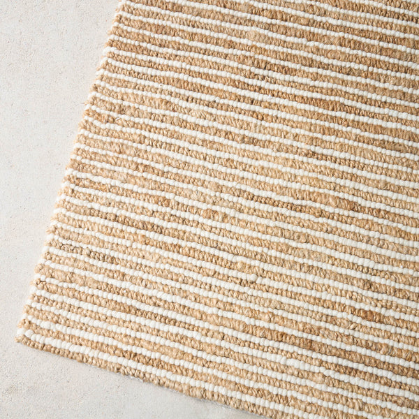Miri Wool & Hemp Runner | Natural